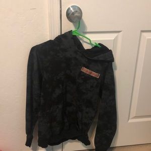 black tie dye hoodie
